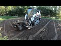 Using a harley raking to install new lawns