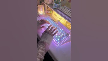 kiiboom phantom 81 clear 🤍 merry xmas everyone 🥂 #keyboard #asmr #typing #shorts