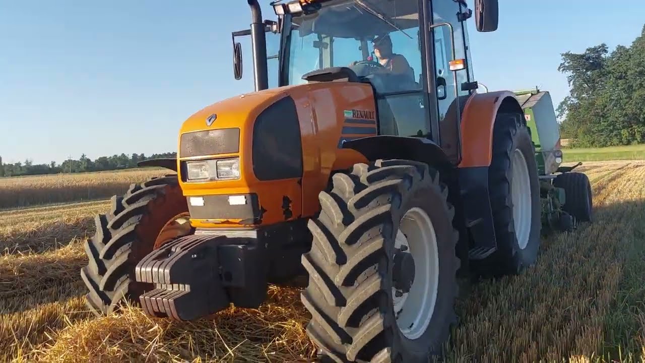 Prasowanie jęczmienia jarego 2022 cz.3 Renault Ares 630RZ Sipma Fortis PS1225