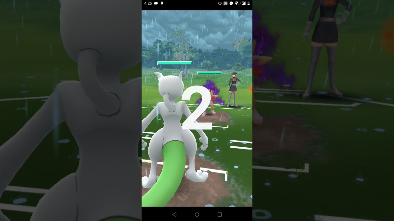 1 Level 20 Mewtwo VS 3 Shadow Hitmonchan! (Pokemon Go)