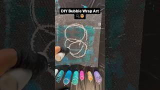 🤯🫧 DIY Bubble Wrap Abstract Art