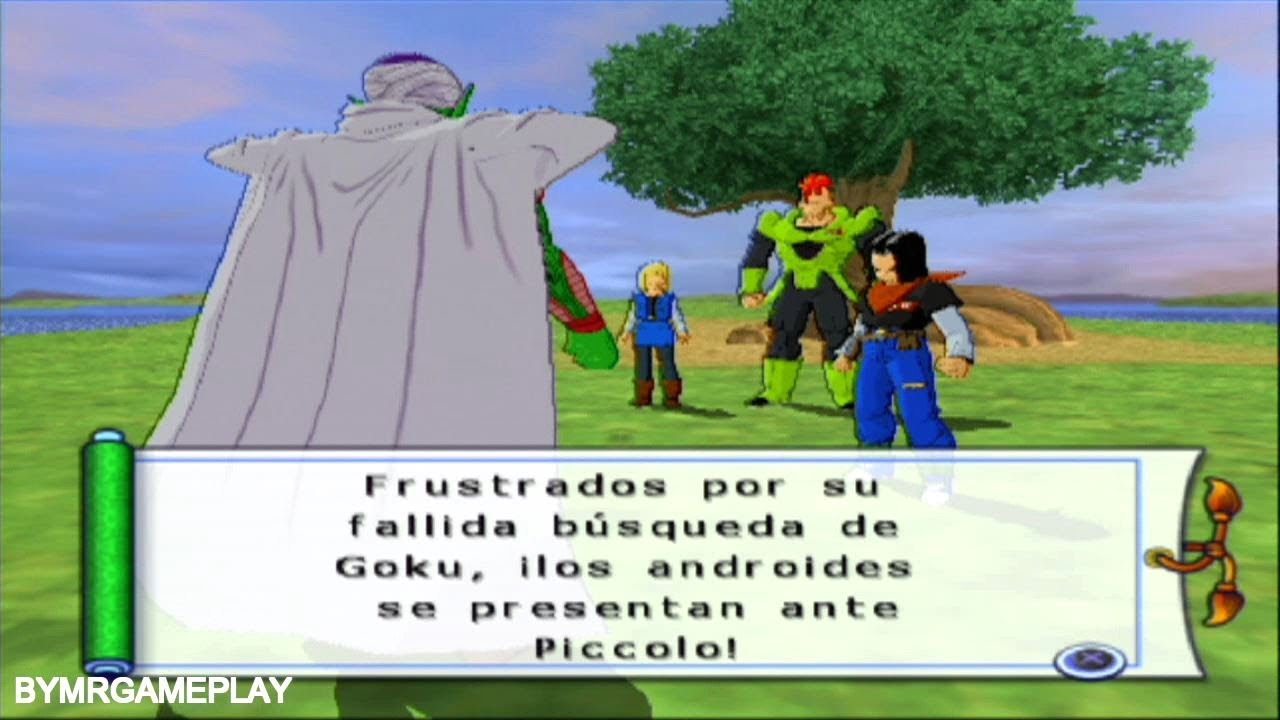 Dragon Ball Z: Budokai Tenkaichi 2 Latino Saga androide Piccolo vs 17 y la aparicion de cell #4