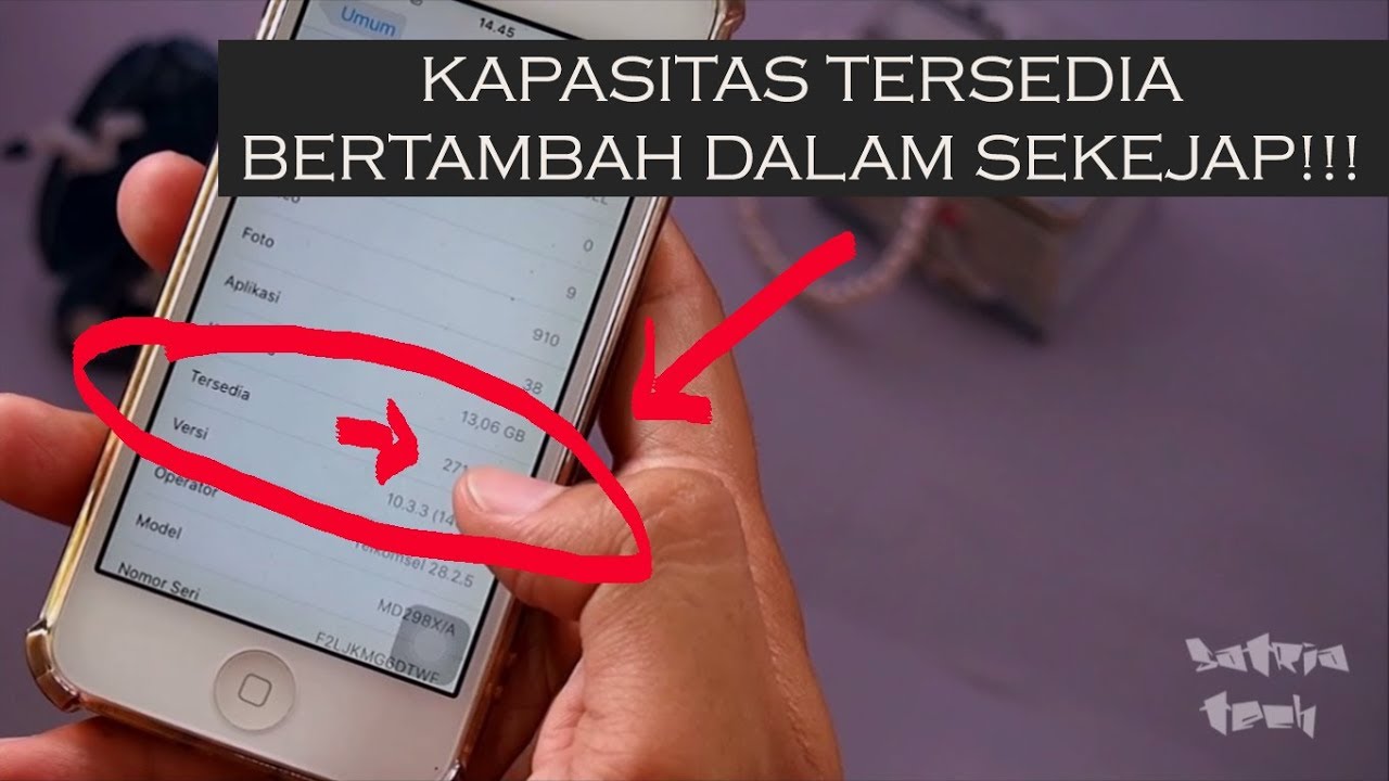 Cara Menambah Kapasitas Memori Di Iphone Dalam Sekejap Tutorial Youtube