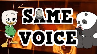 Same Voice: Louie vs Panda! | Ducktales | We Bear Bears | Bobby Moynihan