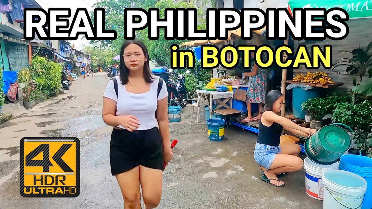YOU WON'T BELIEVE THIS | Backstreet Narrow Alley Life in Botocan Philippines [4K] 🇵🇭