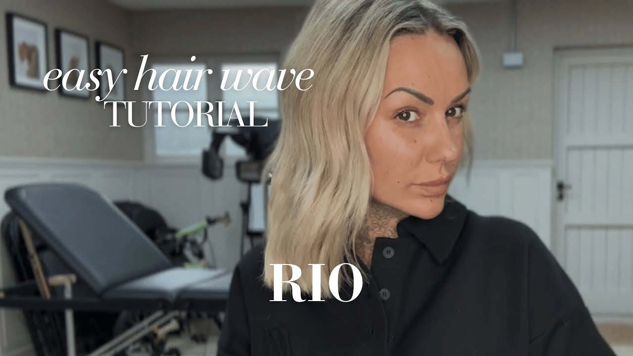 EASY WAVY HAIR TUTORIAL | GHD CURVE TONG I HOW TO GET HOLLY WILLOUGHBYWAVES