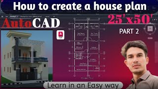 how to craete a floor plan in autocad