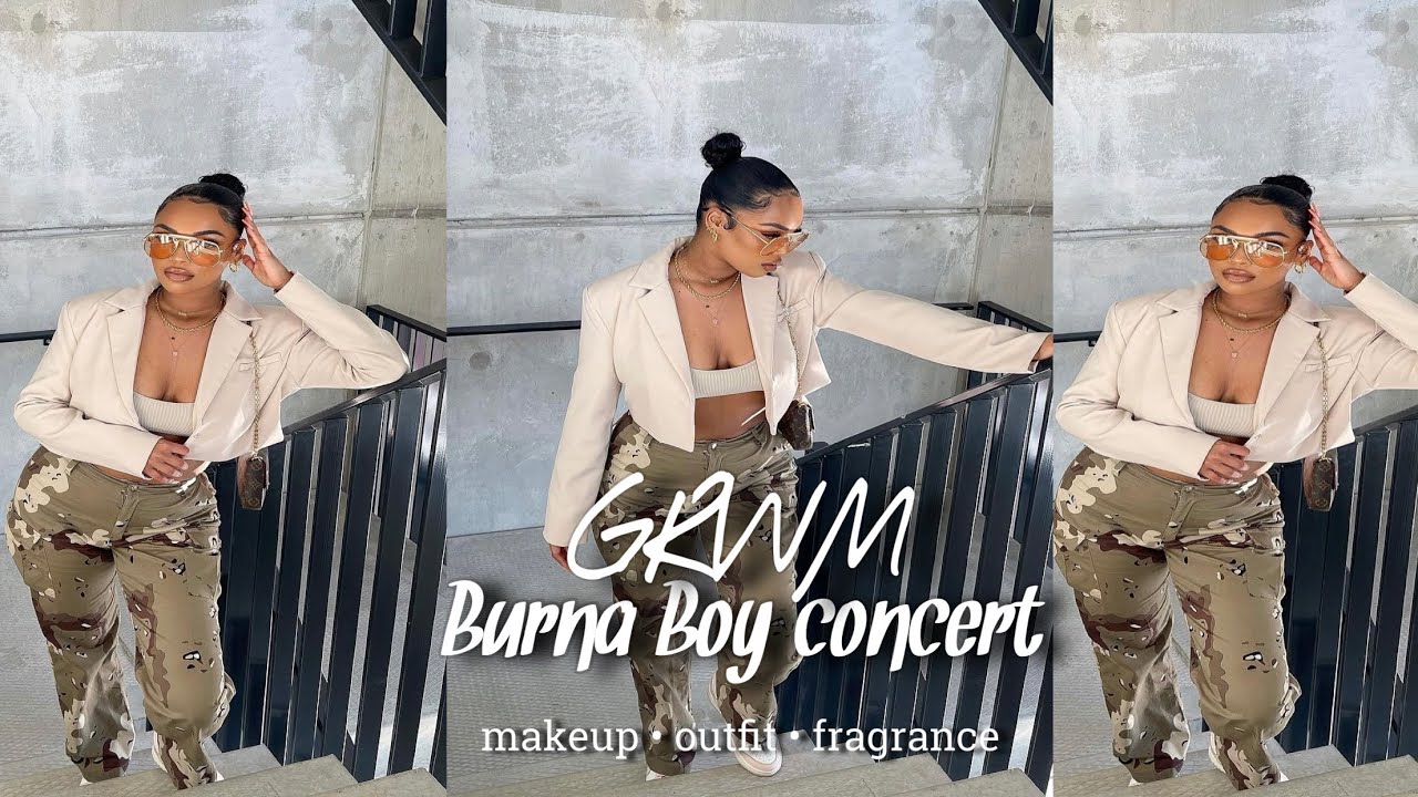 GRWM | BURNA BOY CONCERT | MAKEUP FOREVER HD SKIN FOUNDATION WEAR TEST