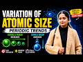 Variation of Atomic Size | Periodic Trends #AtomicSize #PeriodicTable #PeriodicTrends #AtomicRadius