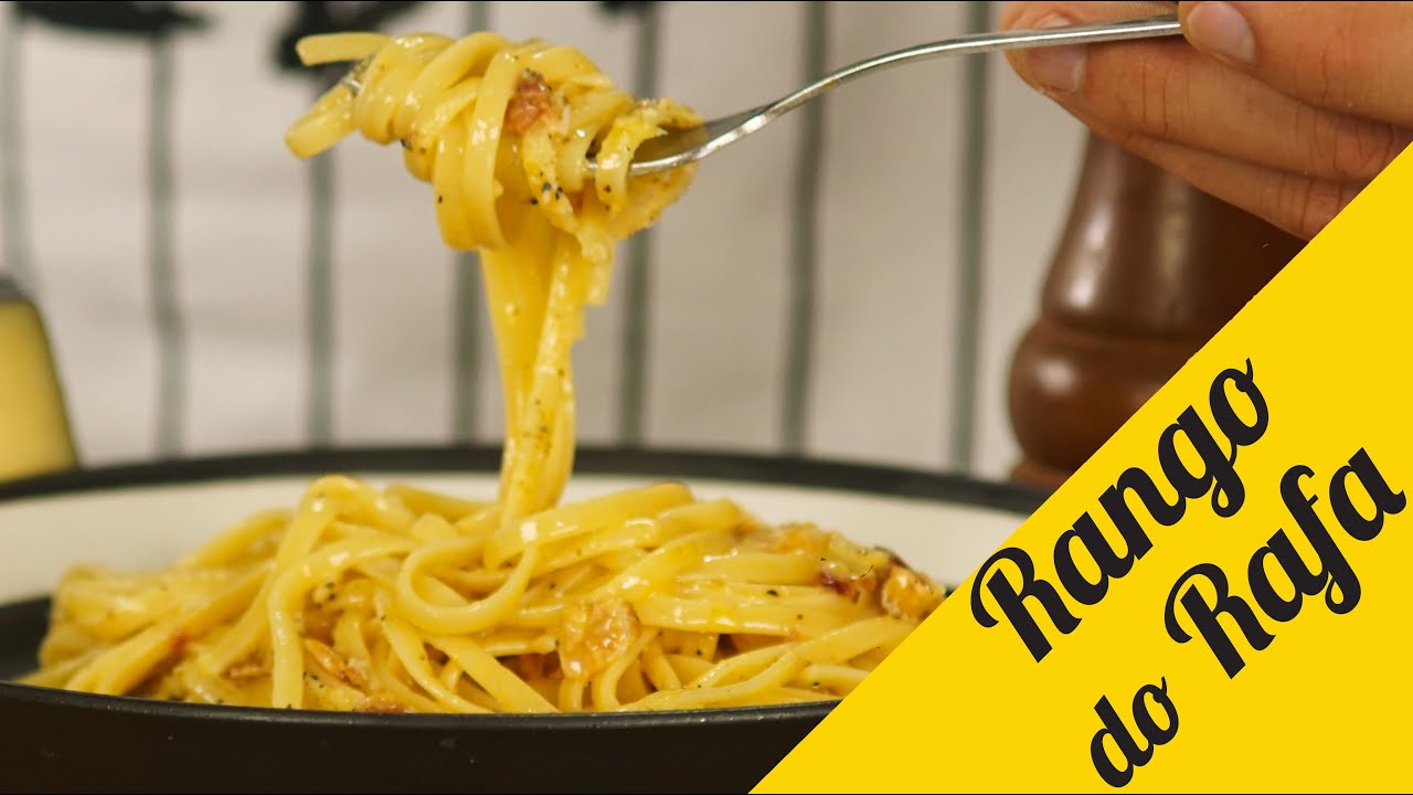 Linguine alla carbonara - Rango do Rafa