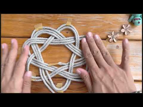 Easy DIY Macrame Coaster @DIYRaheemAlhayah