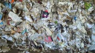 Shredded Hardback books finished bale www.gogreenrei.com