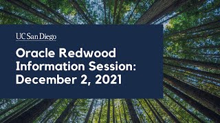 Oracle Redwood Information Session - 12.02.21