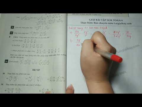 Video Giải bài 38 trang 52 SGK toán 8 tập 1 - youtube