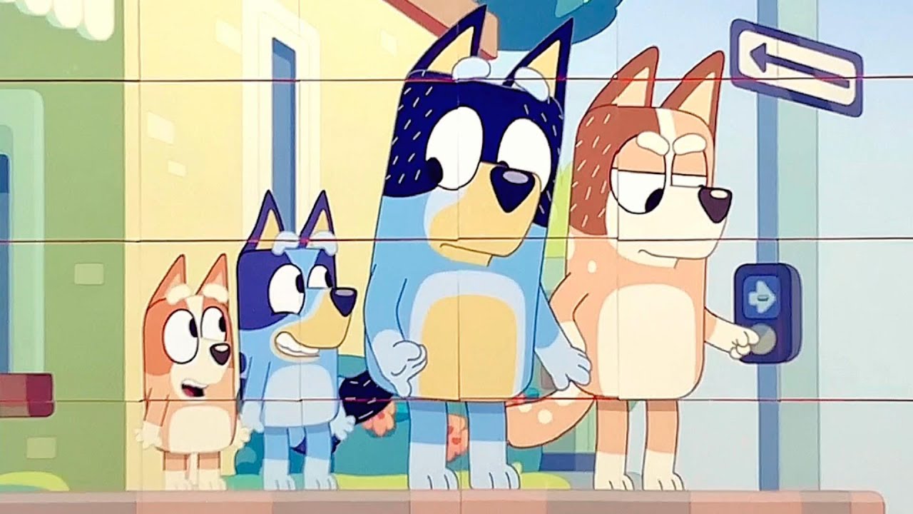 Rushing Around with Bluey | Bluey | Puzzle for kids and for fun | Puzzle Lovers