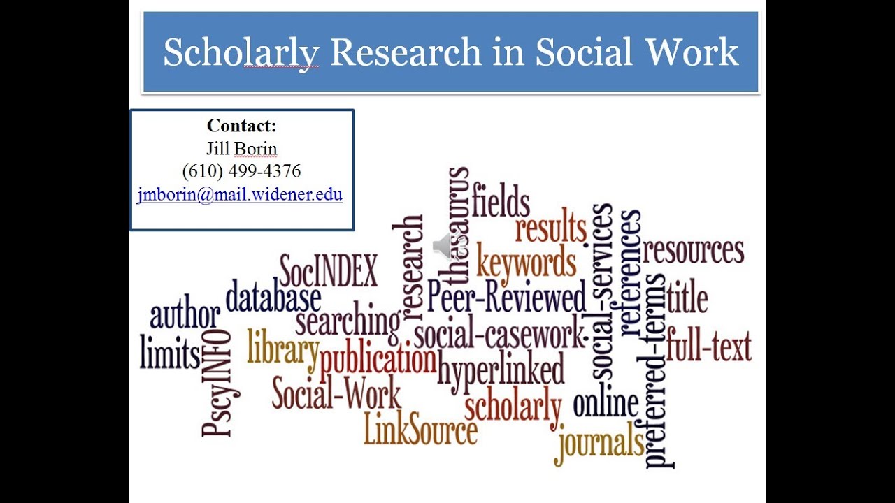 definition of social work research