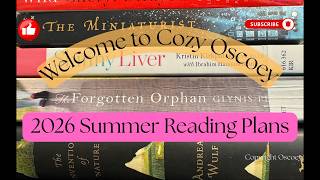 2026 Summer Reading Plans - A list of tentative books to read this summer.