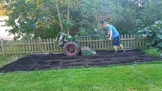 Gemüsegarten fräsen mit Agria 2800 Hatz Diesel E780