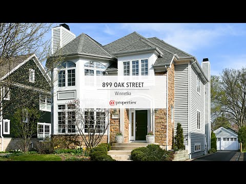 899 Oak Street, Winnetka, IL home video tour