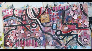 Layers Turn Into SURPRISING Composition  - Intuitive Painting Vol.2