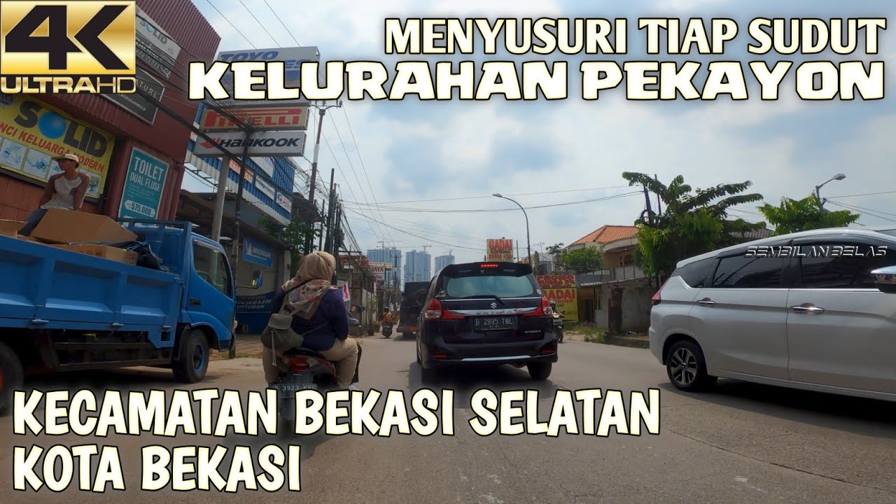 Roadtrip Menjelajahi Kelurahan Pekayon Jaya, Bekasi Selatan • Menyusuri Sampai Pelosok [4K]