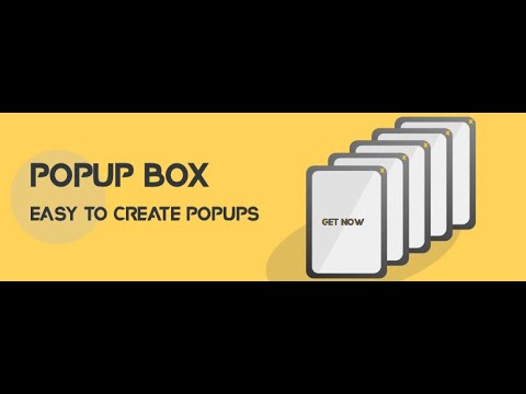 WordPress plugin Popup Box