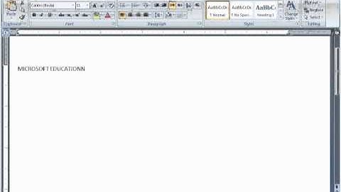Introduction MS Word 2007 in Urdu Part2