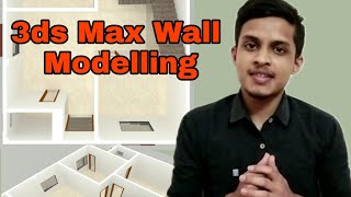 3ds Max Wall Modelling Tutorial For Beginners 3d Floor Plan Basics 2015...!!