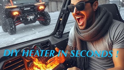 DIY FREE Heater for your RZR Pro and all new RZR pro heater kit  “HeatSwarm.com”