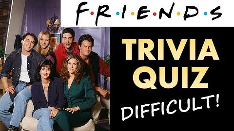 Friends Trivia Quiz - 20 Questions - Fun Challenge for Fans of the Iconic TV Show from the 90s!