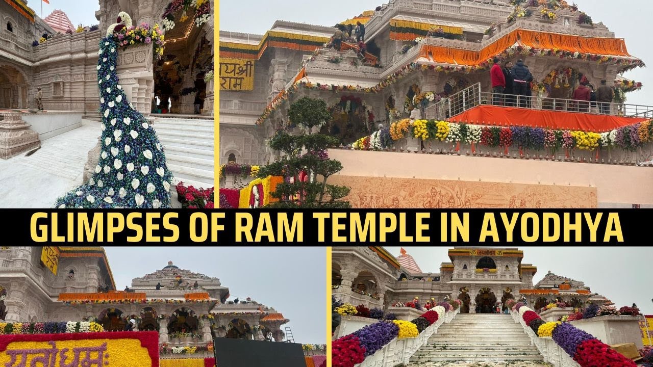 Glimpses of Ram Temple in Ayodhya | JK News Today - YouTube