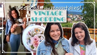 FUN THRIFTING in ITALY | Family weekend in the mountains | Vintage shopping and walking together