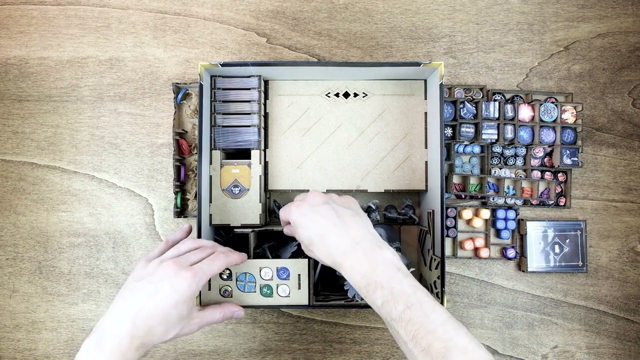 Reboxing Massive Darkness 2: Hellscape Board Game Insert Organizer - The Dicetroyers