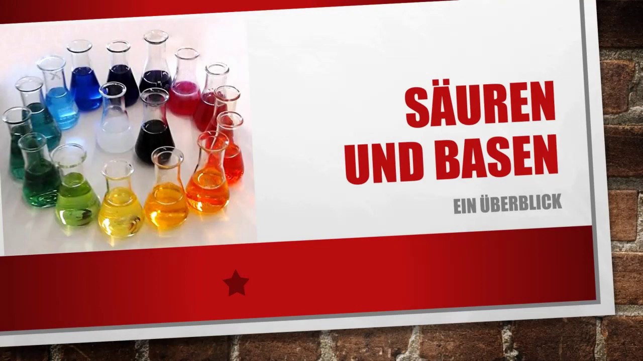 Säure und Base im Vergleich