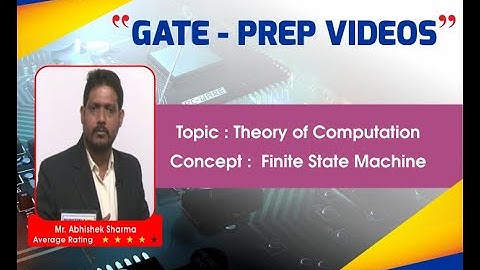 Finite State Machine Part 2 I Theory of Computation I Computer Science Engineering I GATE