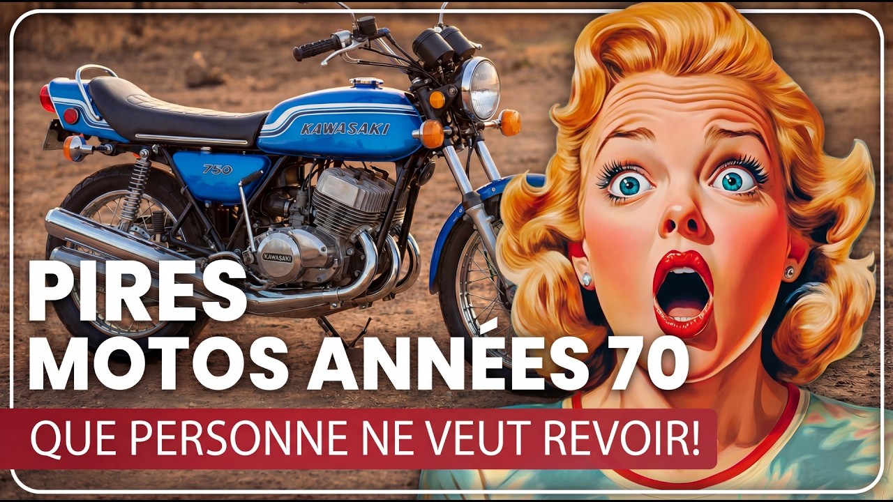 15 Pires Motos des années 70 que personne ne veut revoir