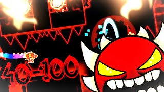 [Extreme Demon] "Cataclysm" (40-100) (Progress #1) Geometry Dash
