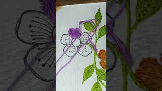 aesthetic flowers stitching embroidery #flowers #embroidery #stitch #art