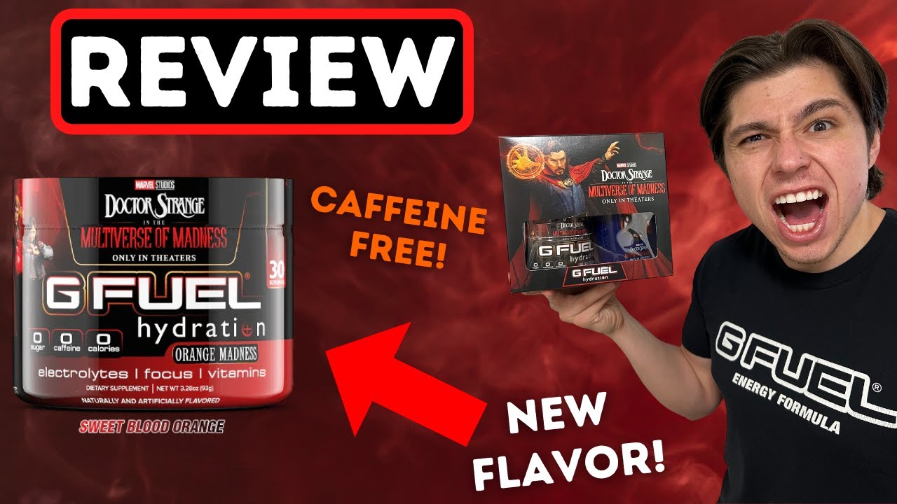 NEW Orange Madness GFUEL Hydration Flavor Review!