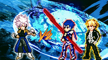 Gogetto MUI VS Lancer OP & Gilgamesh V3 OP in Jump Force Mugen