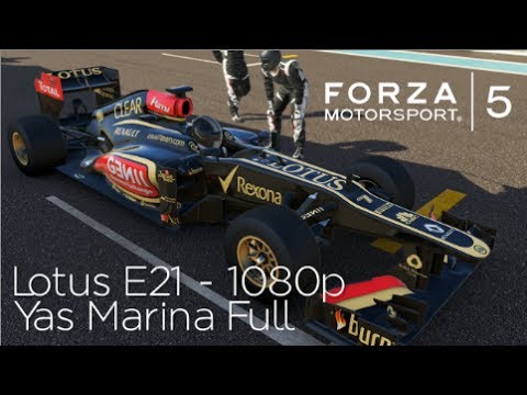 Forza Motorsport 5 - Lotus E21 (F1 Car) on Yas Marina Full Track - 5 Laps - 1080p - YouTube