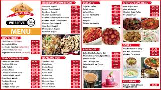 Paradise Biryani Pointe Menu