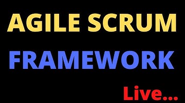 AGILE SCRUM FRAMEWORK - Software Testing Live Session || Manual Testing Live || AGILE Methodology