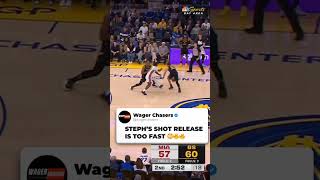 STEPH’S SHOT RELEASE IS TOO FAST 😳🔥