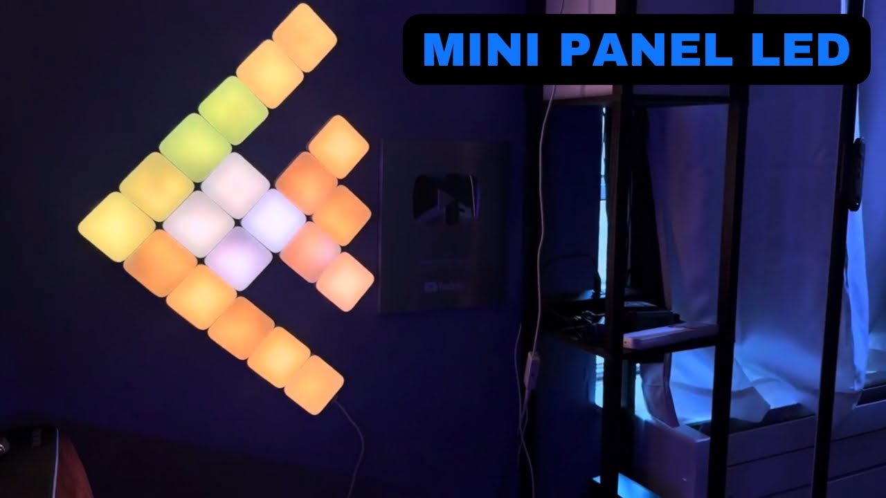 Govee mini panel LED lights - YouTube