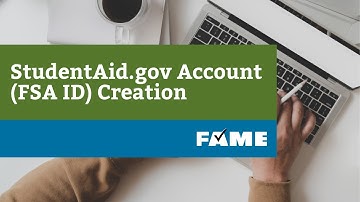 How to Create Your StudentAid.gov Account (FSA ID) for the FAFSA | Step-by-Step Guide