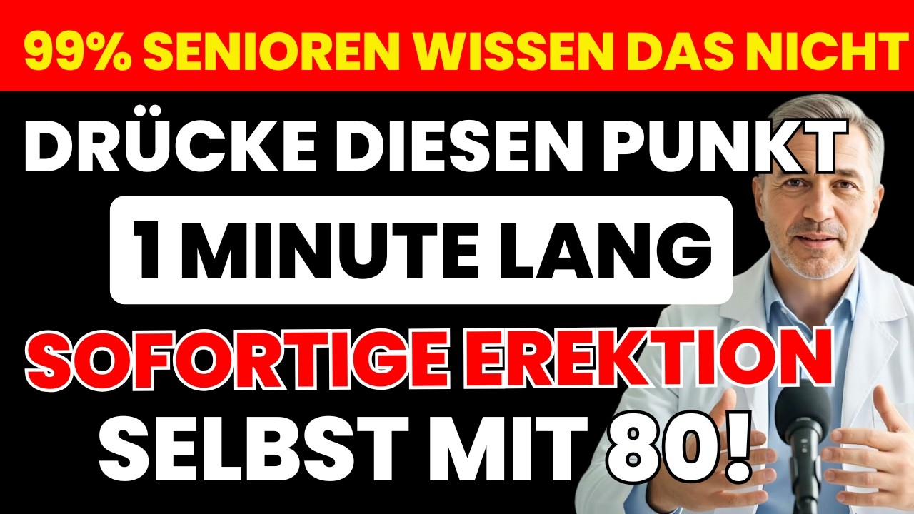 Beckenboden-Punkt für Männer 60+: 1 Minute täglich für bessere Durchblutung | Senioren Gesundheit