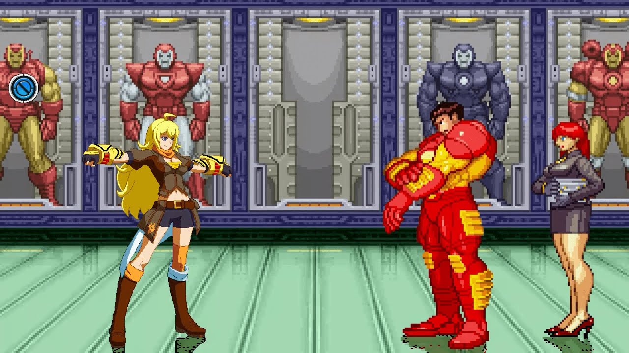 [Ikemen GO] RWBY Yang Xiao Long vs Marvel Iron Man