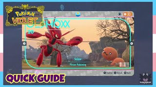 Where To Catch Scizor In Pokemon Scarlet & Violet *The Indigo Disk* | Location Quick Guide