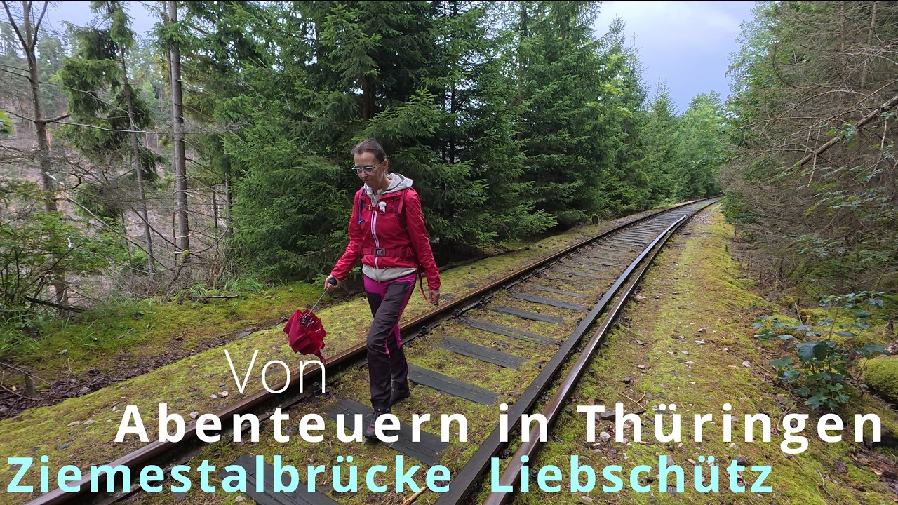 Ziemestalbrücke – Liebschütz/Ruine der Wysburg/Abenteuer Draisine in Thüringen/Hohenwarte Stausee